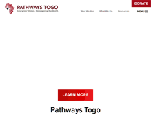 Tablet Screenshot of pathwaystogo.org